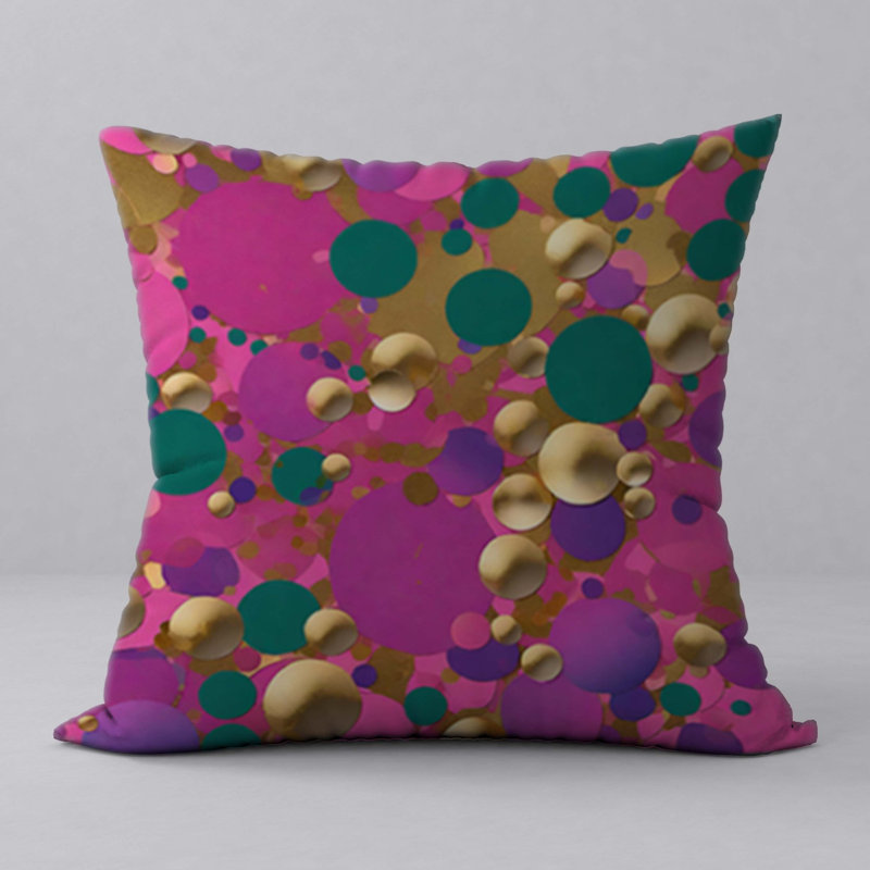 Oreiller New ManosMorenas, caractère et motifs vibrants / taille 22 po x 22 po