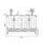 Nut-Brown Aluminium alloy Shoe Storage