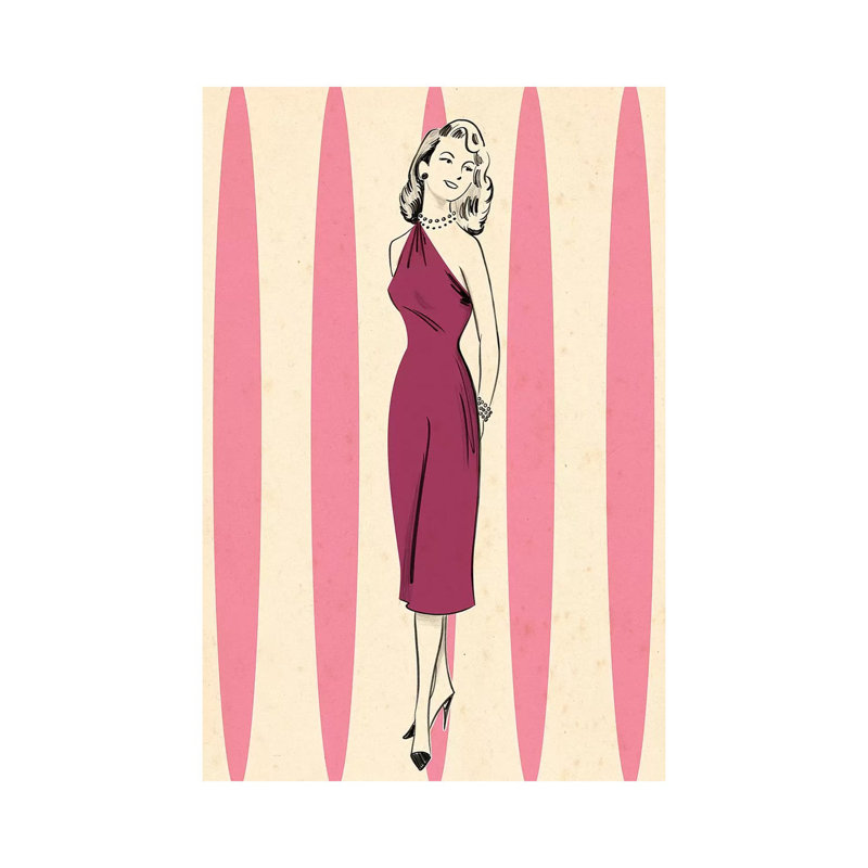 «MCM Woman I» par Joseph McDermott, impression sur toile tendue, H 18 po x l 12 po x 1,5 po