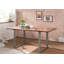Sydney Solid Wood Top Metal Base Dining Table-50134900-50134901-50134902