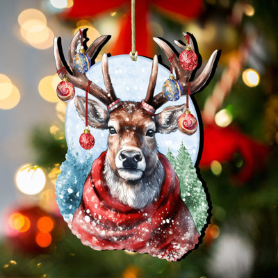 Ornement en bois Christmas Mood de G. Debrekht