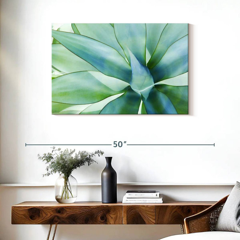 Harnek, feuilles d'agave, H 24 po x l 36 po