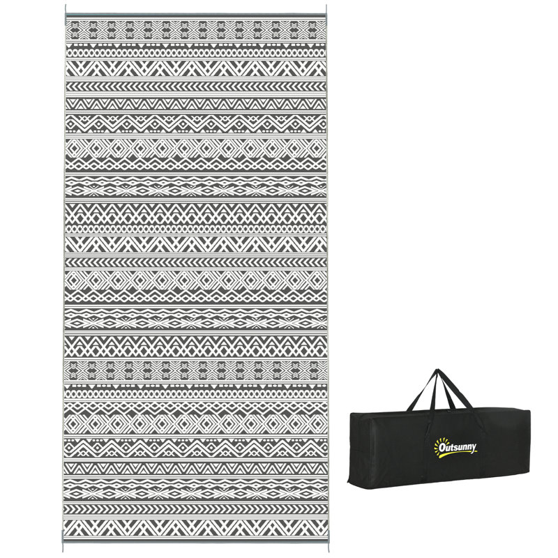 Tapis d'extérieur réversible Outsunny