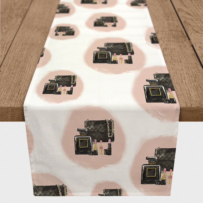 Cotton Blend Table Runner, 72" L x 16" W