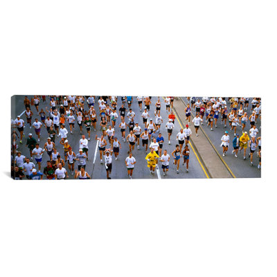 « chicago marathon, chicago, illinois », reproduction de photo sur toile