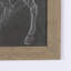 «Horse III Olive a», reproduction d'art encadrée texturée à la main-123326475-123326482-123326489