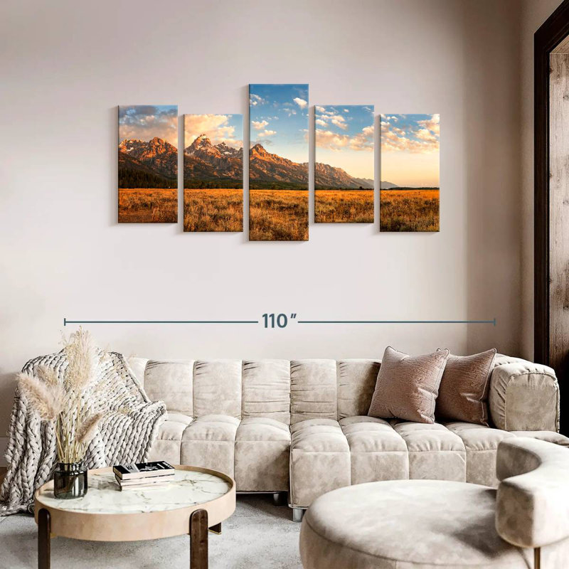 Alvord Grand Teton Golden Hour, H 40 po x l 80 po