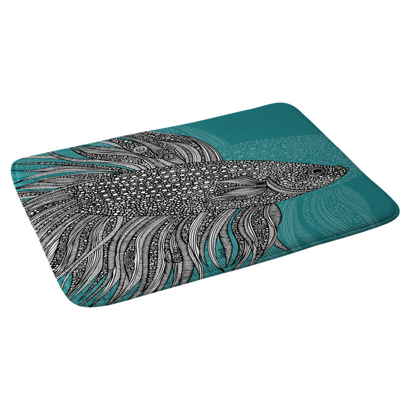 Tapis pour salle de bain beta fish