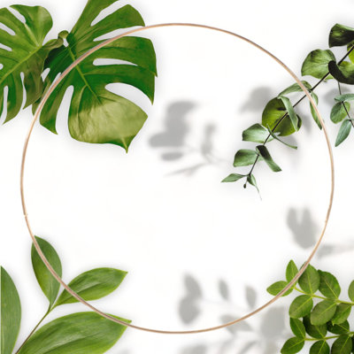 8-Inch Metal Hoops for Crafts 2 Pack