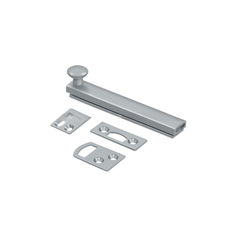 Boulon de surface 2 po Deltana 2SBCS26D, vis dissimulée, HD en chrome brossé, Chrome brossé