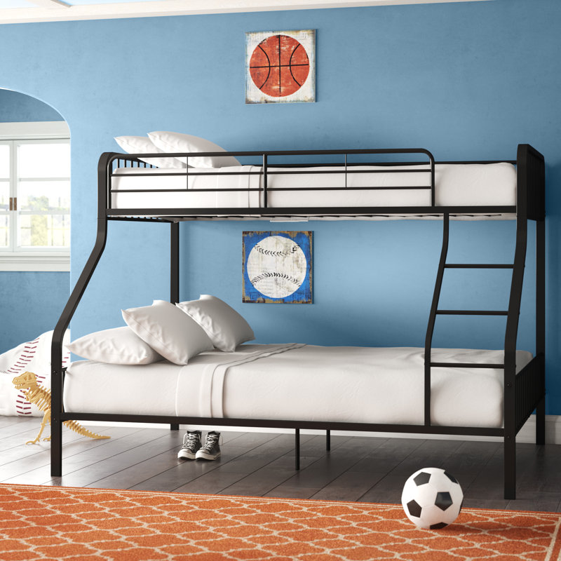 ACME Caius Bunk Bed (Twin XL/Queen), Gunmetal