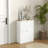 Slim Shoe Cabinet For Entryway, Modern Hidden Shoe Storage Cabinet With 2 Flip Drawers And Adjustable Shelves For 12 Pairs Of Shoes, White, Sideboard-420436559