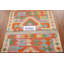 Tapis géométrique en laine Kilim
