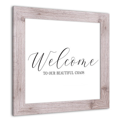 Welcome Welcome Chaos, reproduction encadrée