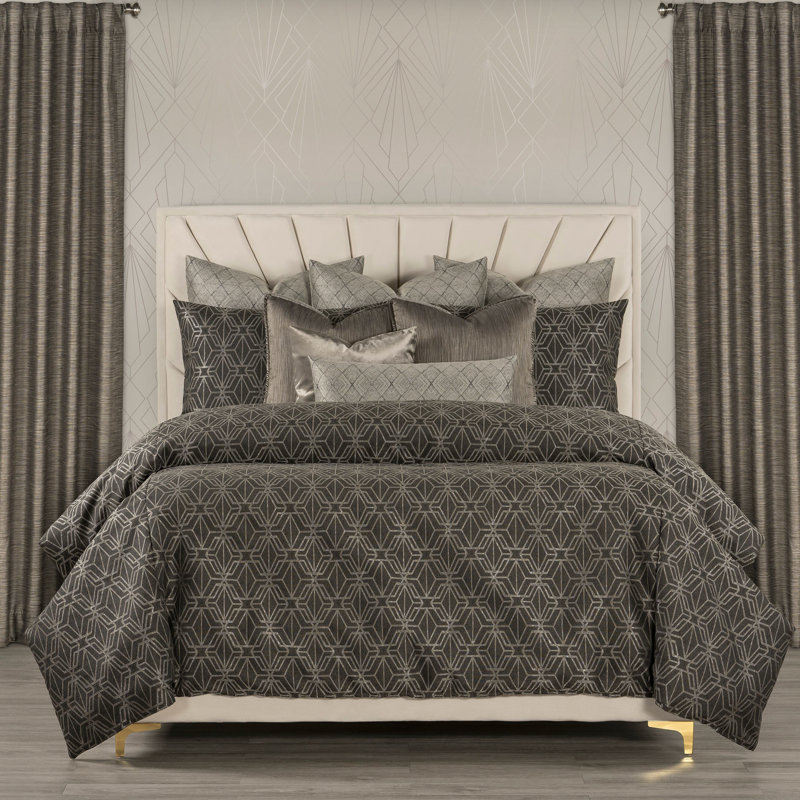 Ensemble de housse de couette et insert Jay Gatsby Art Deco, Très grand californien