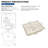 Wells Sinkware Rhythm Series 15.5'' Ceramic Rectangular Bathroom Sink with Overflow-12800674