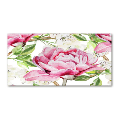 Peonies - Wrapped Canvas Print