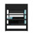 Full-Size Gaming Loft Bed With Built-In Desk & LED Lighting, Pro-Gamer Bed With Power Outlet, Spacious Bookshelf, Pegboard, Keyboard Tray & Storage Drawer-1139299450