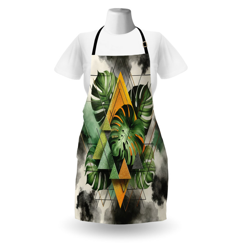 Geometric Bib Apron