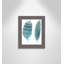 «Feathers in Turquoise II», art encadré-47566111-47566108
