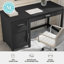 Bureau de travail avec rangement Martha Stewart Hutton-112246935