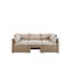 Demirhan 5 Seater Rattan Effect Sofa Set