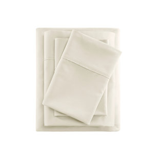 4-Piece Cooling Cotton Blend Sheet Set for Cal King