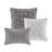 Comfortable Grey Cal King Bedding Set, Polyester, Modern Style