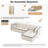 121" Boneless Oversized Modular Cloud Couch With Chaise, L-Shaped Deep Seat Sofa, Wide Armrests, Memory Foam, No Assembly-943959611-943959609