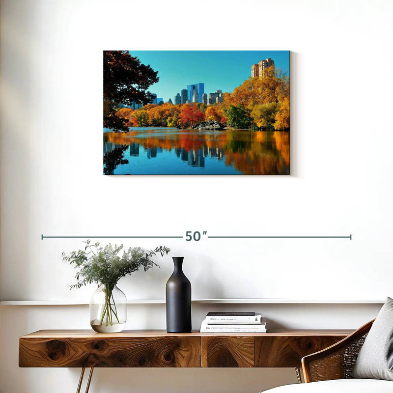 Rorry Central Park In Fall, 20" H x 30" W