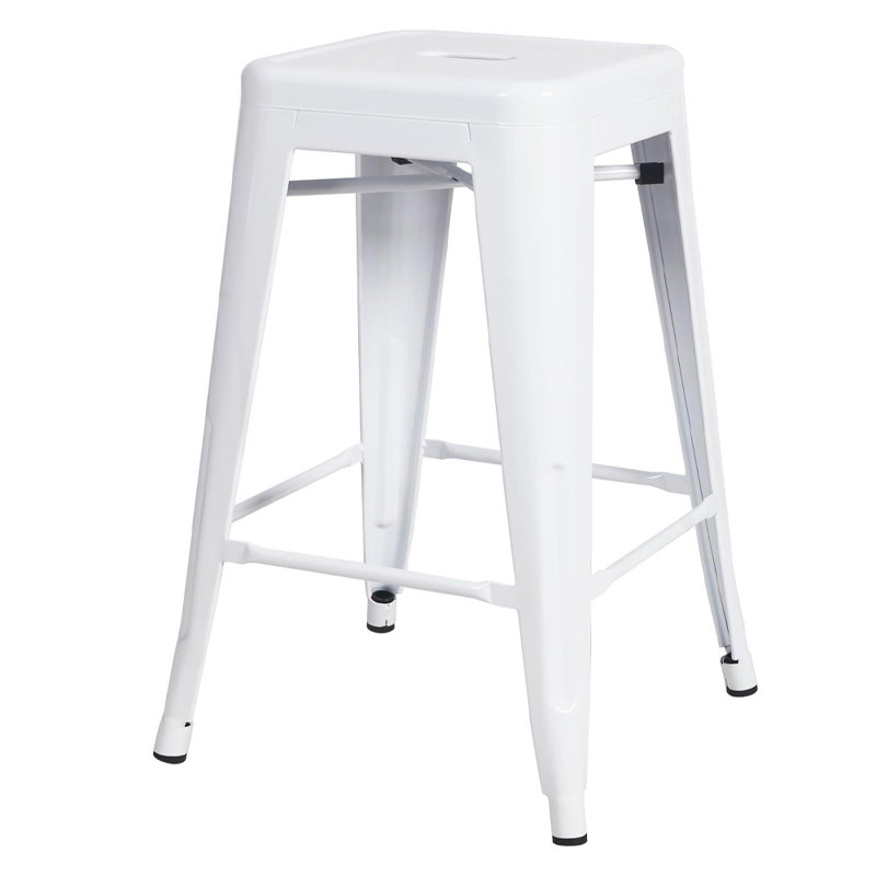 Isavella 26'' Counter Stool, White