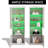 Bhhatu 71'' H X 23.6'' W 5-Tier Modern High Gloss Led Standard Storage Bookcase,White-1201705540