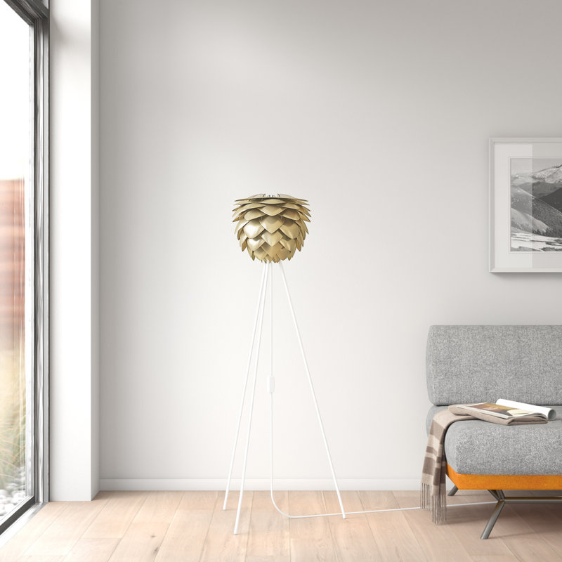 Beland 50'' Tripod Floor Lamp, White