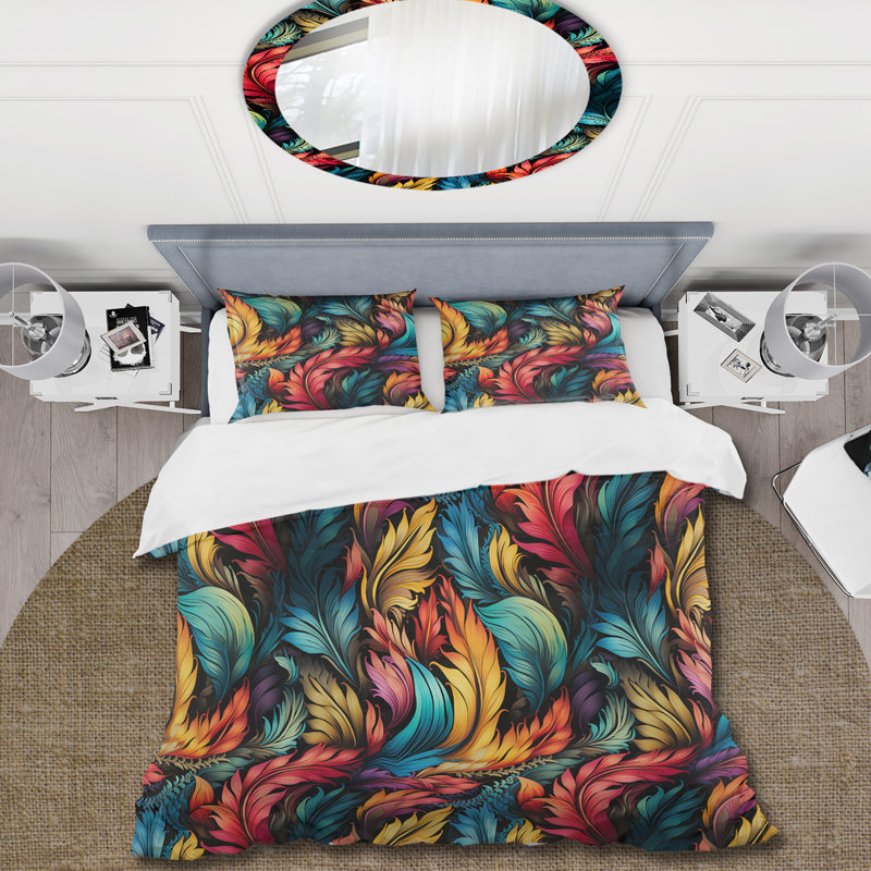 Ensemble de housse de couette Exotic Tapestries Boho, Housse de couette simple + 1 taie décorative stan
