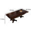 Table de salle à manger Zenie, rallonge, 77 à 95 pouces, bois massif-101759140