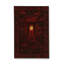 Tapis tissé à motif abstrait rouge Mosso-388886182