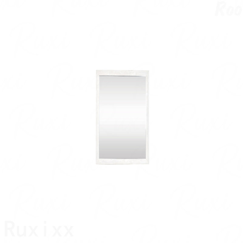 Natural Rustic Modern Style Square Accent Mirror