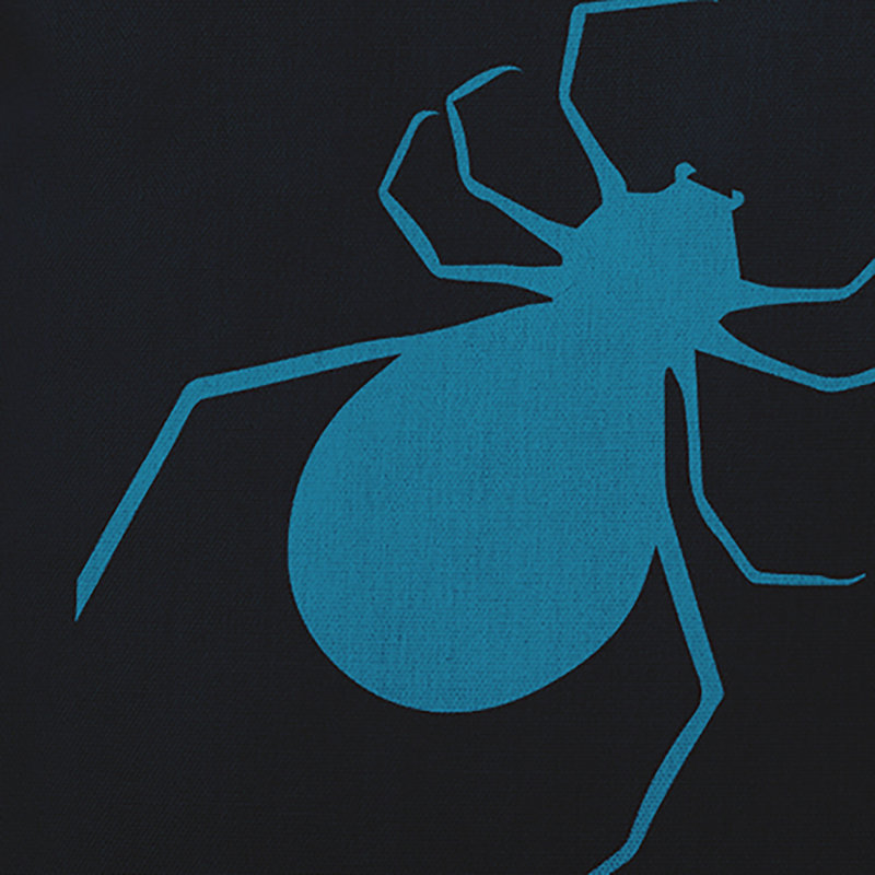 Coussin décoratif à imprimé animal, Bleu sarcelle irréel
