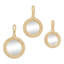 Ensemble de 3 miroirs muraux Amiyah