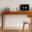 Bureau rectangulaire brun en bois massif-1474239358