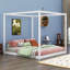 Lit à baldaquin avec pieds Armento-94265530-94301906