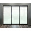 3 portes de placard coulissantes en verre givré, paravent-55388104-55388103