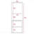 Bathroom Cabinet, Two Interior Shelves, Two External Shelves, Single Door Cabinet -1187824662
