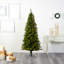 Arbre de Noël artificiel pin vert 6 pi 5 po à DEL-1952791139