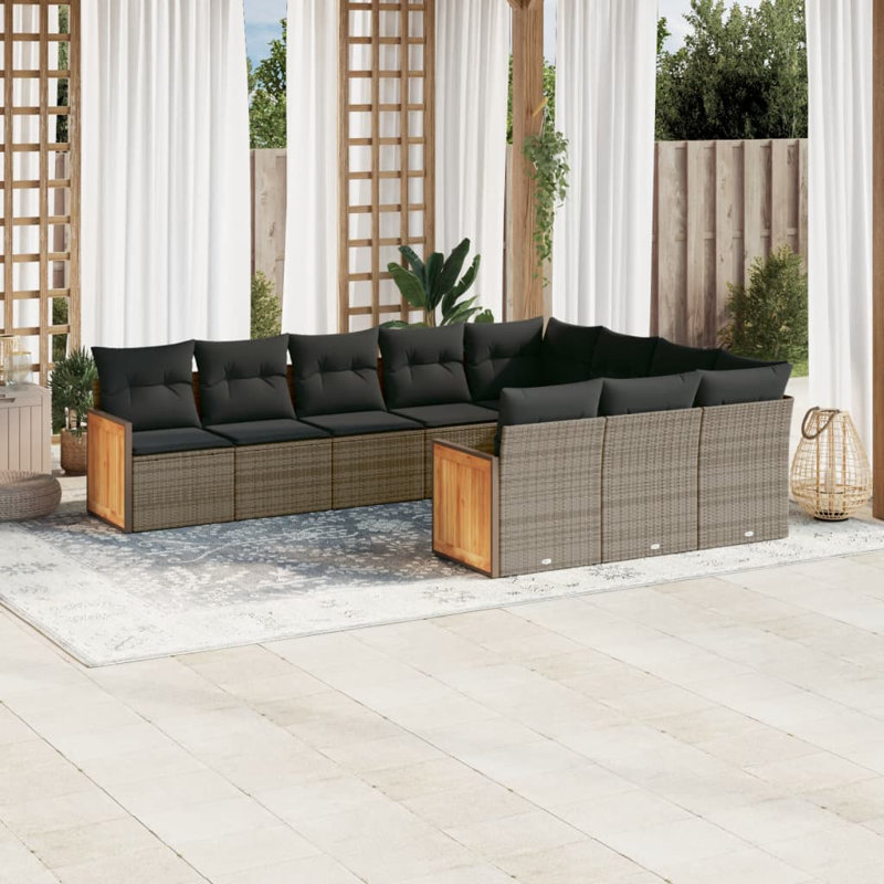 Ensemble de canapé de jardin Vidaxl