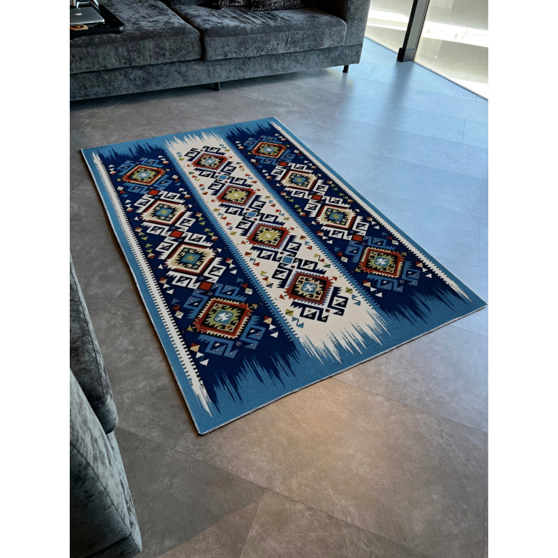 Tapis intérieur / extérieur Roshea, Rectangle 5 pi x 6 pi 6 po