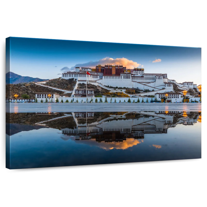 Hannes Potala Palace In Tibet, 20" H x 30" W