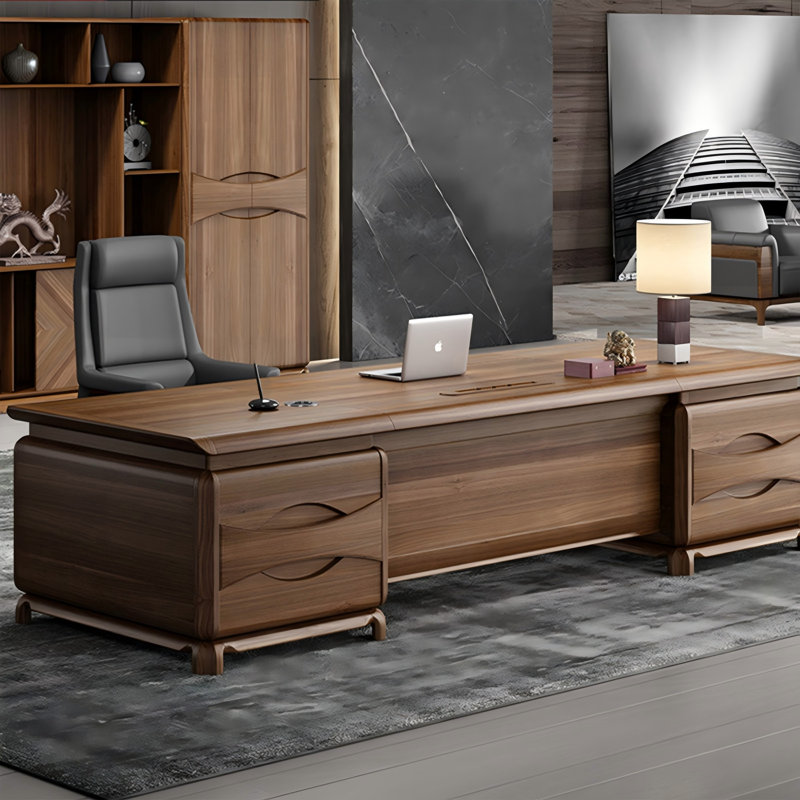 Bureau double 70,87 po, H 29,92 po x l 70,87 po x P 35,43 po