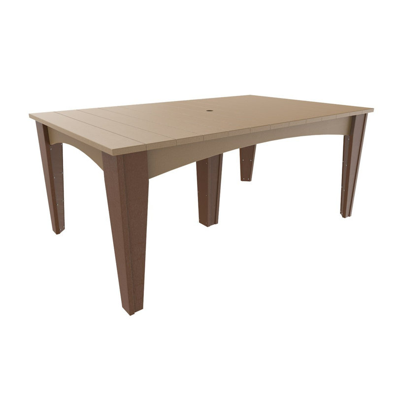 Table 30" rectangulaire Gullane, Brun châtaigne, Bois vieilli