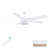 Ceiling Fan with Light and Remote Control-1253577931-1253577926